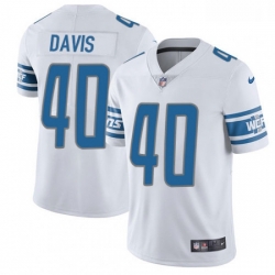 Detroit Lions 40 Jarrad Davis Limited White Vapor Untouchable NFL Jersey