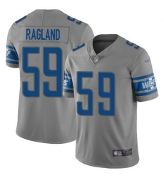 Detroit Lions 59 Reggie Ragland Gray Stitched NFL Limited Inverted Legend Jersey