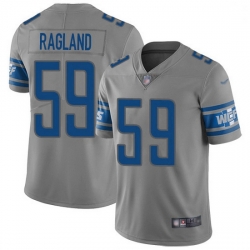 Detroit Lions 59 Reggie Ragland Gray Stitched NFL Limited Inverted Legend Jersey