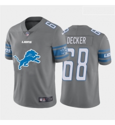 Detroit Lions 68 Taylor Decker Gray Team Big Logo Vapor Untouchable Limited Jersey Detroit Lions 68 Taylor Decker Gray Team Big Logo Vapor Untouchable Limited Jersey