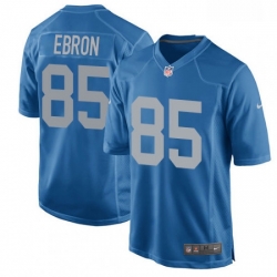 Detroit Lions 85 Eric Ebron Game Blue Alternate NFL Jersey
