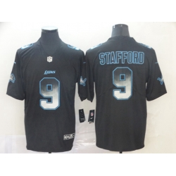 Detroit Lions 9 Matthew Stafford Black Arch Smoke Vapor Untouchable Limited Jersey