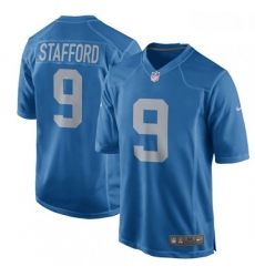 Detroit Lions 9 Matthew Stafford Game Blue Alternate NFL Jersey Detroit Lions 9 Matthew Stafford Game Blue Alternate NFL Jersey