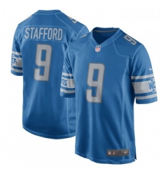 Detroit Lions 9 Matthew Stafford Game Light Blue Team Color NFL Jersey Detroit Lions 9 Matthew Stafford Game Light Blue Team Color NFL Jersey