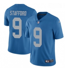 Detroit Lions 9 Matthew Stafford Limited Blue Alternate Vapor Untouchable NFL Jersey
