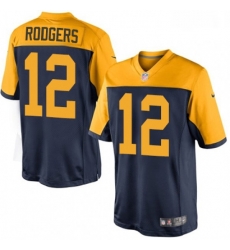 Green Bay Packers 12 Aaron Rodgers Limited Navy Blue Alternate NFL Jersey Green Bay Packers 12 Aaron Rodgers Limited Navy Blue Alternate NFL Jersey