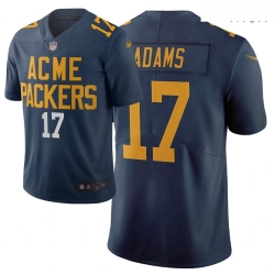Green Bay Packers 17 Davante Adams Navy Stitched Football Limited City Edition Jersey