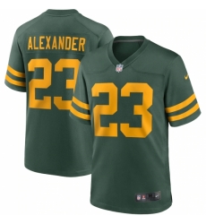 Green Bay Packers 23 Jaire Alexander Green Alternate Game Player Jersey