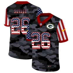 Green Bay Packers 26 Darnell Savage Jr Camo 2020 USA Flag Salute To Service Limited Jersey