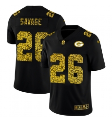 Green Bay Packers 26 Darnell Savage Jr Leopard Print Fashion Vapor Limited NFL Jersey Black Green Bay Packers 26 Darnell Savage Jr Leopard Print Fashion Vapor Limited NFL Jersey Black