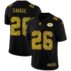 Green Bay Packers 26 Darnell Savage Jr Leopard Print Fashion Vapor Limited NFL Jersey Black