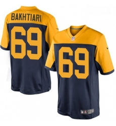 Green Bay Packers 69 David Bakhtiari Limited Navy Blue Alternate NFL Jersey Green Bay Packers 69 David Bakhtiari Limited Navy Blue Alternate NFL Jersey