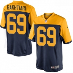 Green Bay Packers 69 David Bakhtiari Limited Navy Blue Alternate NFL Jersey