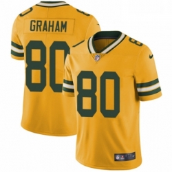 Green Bay Packers 80 Jimmy Graham Limited Gold Rush Vapor Untouchable NFL Jersey
