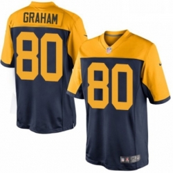 Green Bay Packers 80 Jimmy Graham Limited Navy Blue Alternate NFL Jersey