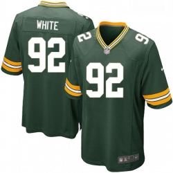 Green Bay Packers 92 Reggie White Game Green Team Color NFL Jersey