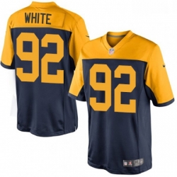 Green Bay Packers 92 Reggie White Limited Navy Blue Alternate NFL Jersey