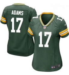 Women's Green Bay Packers 17 Davante Adams Game Green Team Color NFL Jersey Women's Green Bay Packers 17 Davante Adams Game Green Team Color NFL Jersey