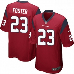 Houston Texans 23 Arian Foster Game Red Alternate NFL Jersey