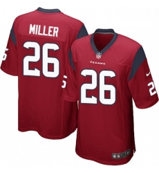 Houston Texans 26 Lamar Miller Game Red Alternate NFL Jersey