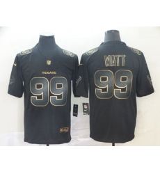 Houston Texans 99 J J Watt Black Gold Vapor Untouchable Limited Jersey