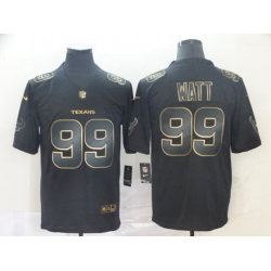 Houston Texans 99 J J Watt Black Gold Vapor Untouchable Limited Jersey