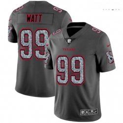 Houston Texans 99 J J Watt Gray Camo Vapor Untouchable Limited Jersey