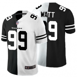 Houston Texans 99 J.J. Watt Black And White Split Vapor Untouchable Limited Jersey
