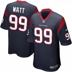 Houston Texans 99 JJ Watt Game Navy Blue Team Color NFL Jersey