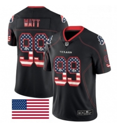 Houston Texans 99 JJ Watt Limited Black Rush USA Flag NFL Jersey Houston Texans 99 JJ Watt Limited Black Rush USA Flag NFL Jersey