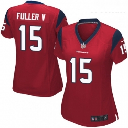 Women's Houston Texans 15 Will Fuller V Game Red Alternate NFL Jersey
