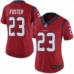 Women's Houston Texans 23 Arian Foster Limited Red Alternate Vapor Untouchable NFL Jersey