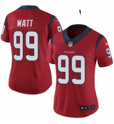 Women's Houston Texans 99 JJ Watt Limited Red Alternate Vapor Untouchable NFL Jersey