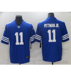 Indianapolis Colts 11 Michael Pittman JR  Royal Vapor Untouchable Limited Jersey