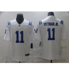 Indianapolis Colts 11 Pittman Jr White Vapor Untouchable Limited 2021 NFL Jersey
