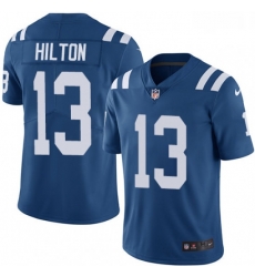 Indianapolis Colts 13 TY Hilton Royal Blue Team Color Vapor Untouchable Limited Player NFL Jersey