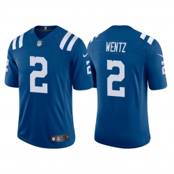 Indianapolis Colts 2 Carson Wentz Blue Vapor Limited Jersey