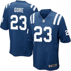 Indianapolis Colts 23 Frank Gore Game Royal Blue Team Color NFL Jersey