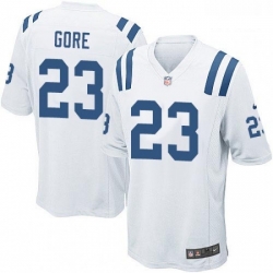Indianapolis Colts 23 Frank Gore Game White NFL Jersey