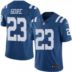 Indianapolis Colts 23 Frank Gore Limited Royal Blue Rush Vapor Untouchable NFL Jersey