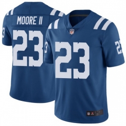 Indianapolis Colts 23 Kenny Moore II Limited Color Rush Vapor Untouchable Jersey Royal