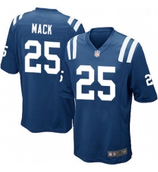 Indianapolis Colts 25 Marlon Mack Game Royal Blue Team Color NFL Jersey