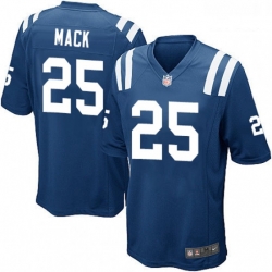 Indianapolis Colts 25 Marlon Mack Game Royal Blue Team Color NFL Jersey