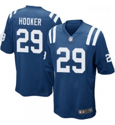 Indianapolis Colts 29 Malik Hooker Game Royal Blue Team Color NFL Jersey