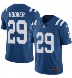 Indianapolis Colts 29 Malik Hooker Royal Blue Team Color Vapor Untouchable Limited Player NFL Jersey