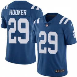 Indianapolis Colts 29 Malik Hooker Royal Blue Team Color Vapor Untouchable Limited Player NFL Jersey