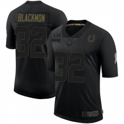 Indianapolis Colts 32 Julian Blackmon 2020 Salute To Service Jersey Black