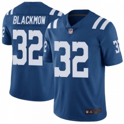 Indianapolis Colts 32 Julian Blackmon Color Rush Vapor Untouchable Jersey Royal Limited