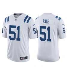 Indianapolis Colts 51 Kwity Paye White 2021 Vapor Untouchable Limited Stitched NFL Jersey