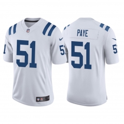 Indianapolis Colts 51 Kwity Paye White 2021 Vapor Untouchable Limited Stitched NFL Jersey